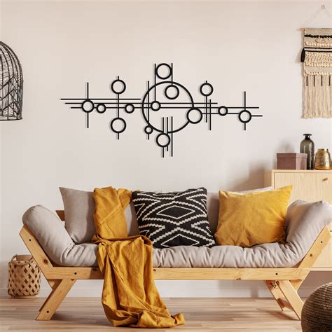 minimalist metal wall decor